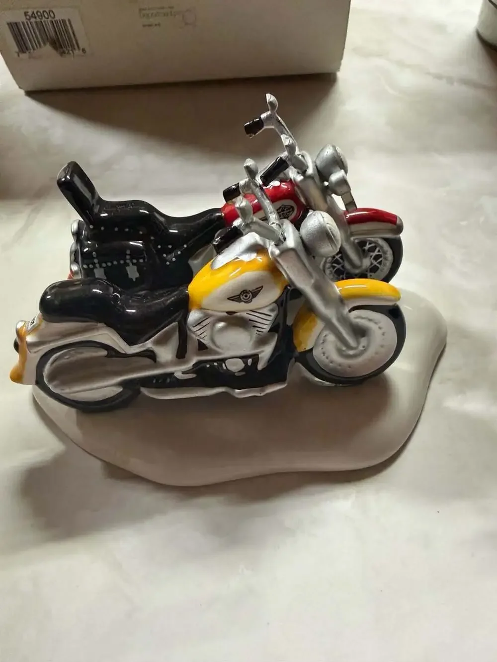 Department 56 Harley-Davidson Fat Boy & Softail Ceramic Accessory